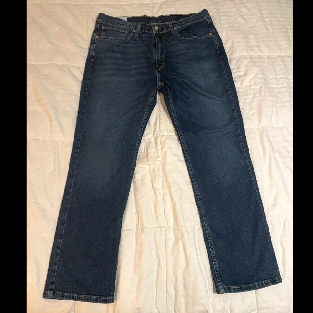 Levis 514 Jeans Mens 36x30 Blue Denim Straight Leg Regular Fit Medium Wash EUC